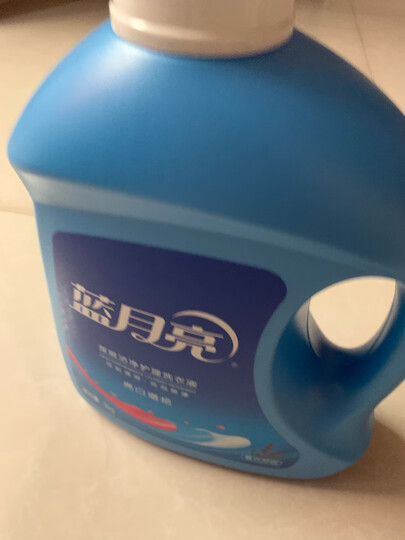 蓝月亮洗衣液12斤套装:亮白增艳薰衣草3kg瓶+1kg袋*3 晒单图