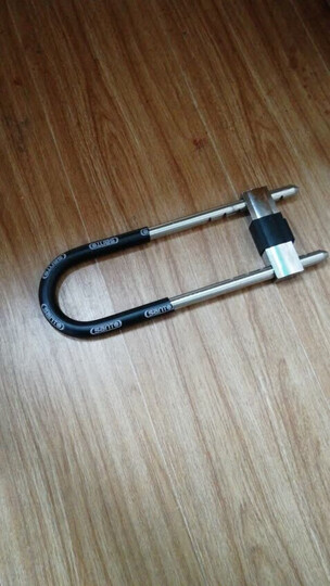 赛拓(SANTO)0068 高强度抗剪防撬U型门锁安全锁 双开玻璃门锁电动车锁摩托车锁 晒单图