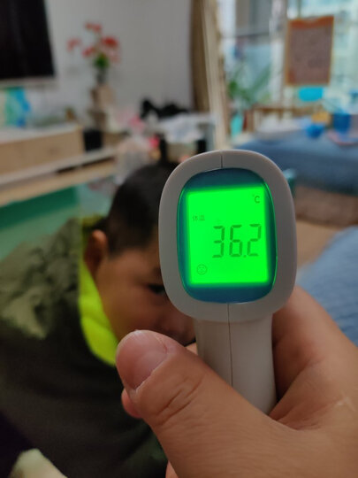 可孚 电子体温计儿童婴儿家用医用高精度精准红外线带语音宝宝额温枪耳温枪温度计检测仪体温表 樱花粉+15年包换+赠换货险+原装电池 晒单图