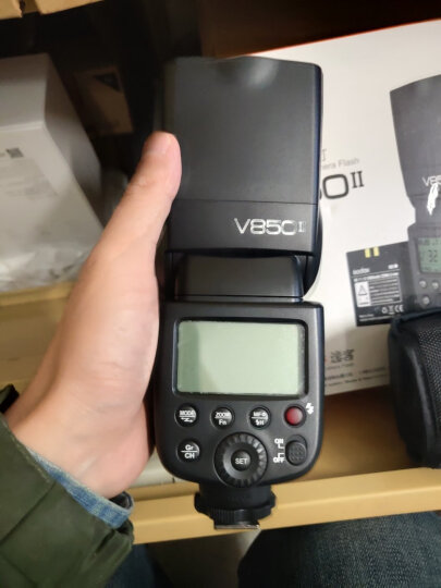 神牛（Godox）V850II 机顶闪光灯锂电池热靴灯外拍摄影灯单反相机热靴机顶闪光灯 离机高速闪光灯（通用型） 晒单图