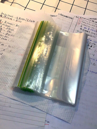 妙洁中号密封袋25只 加厚食品级自速封口PE保鲜啪嗒密实袋保险冰箱厨房室内外用品 晒单图