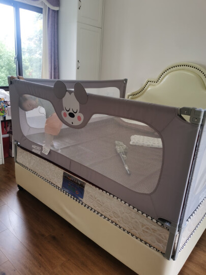 喜里咿喜里咿（Hilibab）床围栏婴儿童床防护栏升级款安全防夹手床护栏 安睡米奇（立体）-1.5米单面装 晒单图