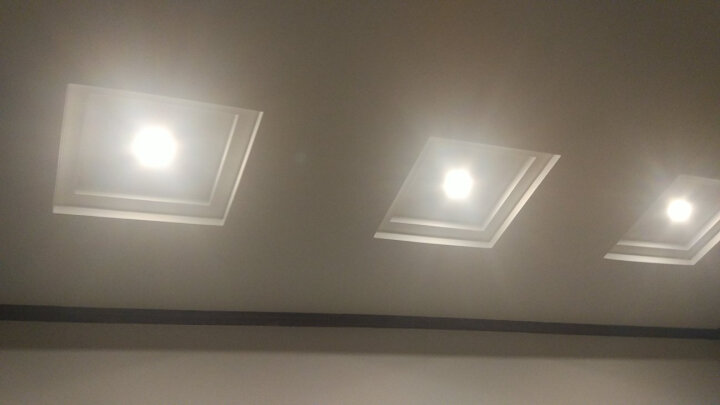 雷士（NVC） 雷士照明 LED筒灯天花灯 金属铝材砂银 4瓦暖黄光3000K 开孔7.5-8.5厘米 晒单图
