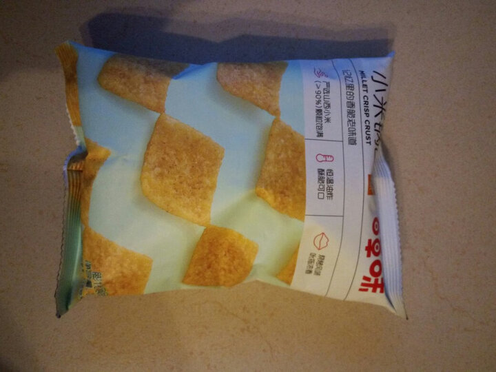 满300减200_百草味 小米锅巴80g 休闲零食特产小吃香脆食品 MJ 烧烤味 晒单图