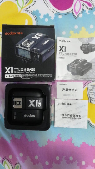 神牛（Godox）X1T-C 引闪器高速同步TTL触发器2.4G无线引闪器 佳能版 单发射器 晒单图