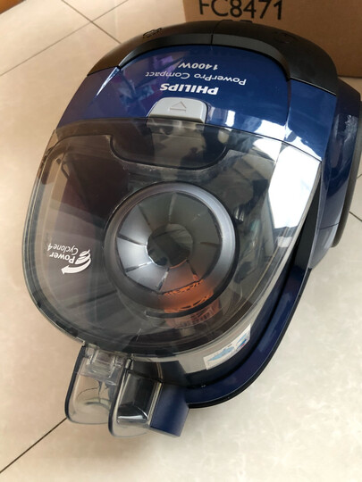 飞利浦(PHILIPS)卧式吸尘器家用大功率大吸力多种吸嘴无尘袋FC8471/81 晒单图
