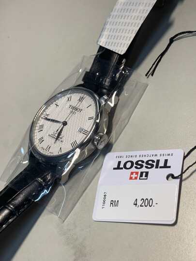天梭(TISSOT)瑞士手表 力洛克系列皮带机械男士手表T006.407.36.053.00 晒单图