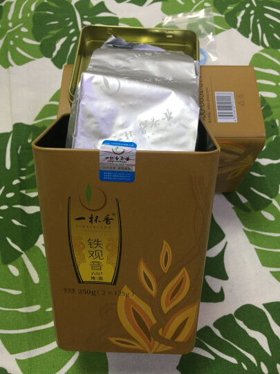 一杯香新茶一杯香茶叶铁观音清香型500克乌龙茶礼盒装 晒单图