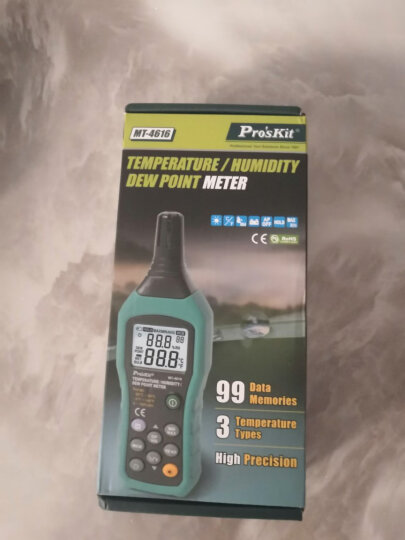 宝工（Pro'sKit）MT-4616-C 温度湿度露点测试器 温度测量仪 温湿度计 晒单图