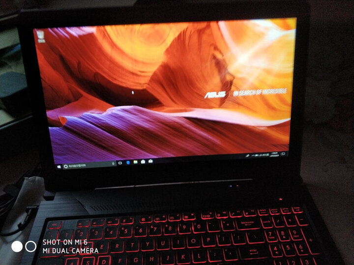 华硕(ASUS) 飞行堡垒三代FX60VM GTX1060 15.6英寸游戏笔记本电脑(i7-6700HQ 8G 128GSSD+1T FHD)黑色 晒单图