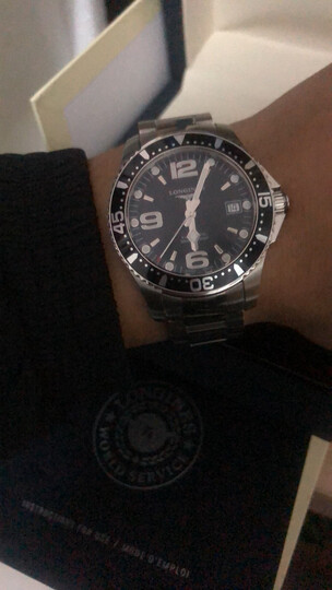浪琴(Longines)瑞士手表 康卡斯潜水系列 机械钢带男表 L37414566 晒单图