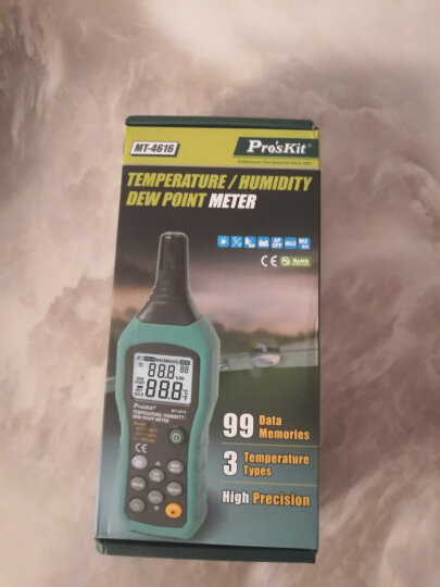 宝工（Pro'sKit）MT-4616-C 温度湿度露点测试器 温度测量仪 温湿度计 晒单图