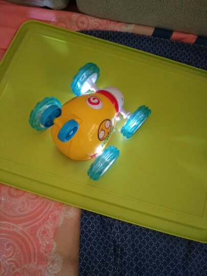 益米 儿童男孩玩具 遥控车翻斗车特技车 一键演示功能 可充电动赛车玩具车 晒单图