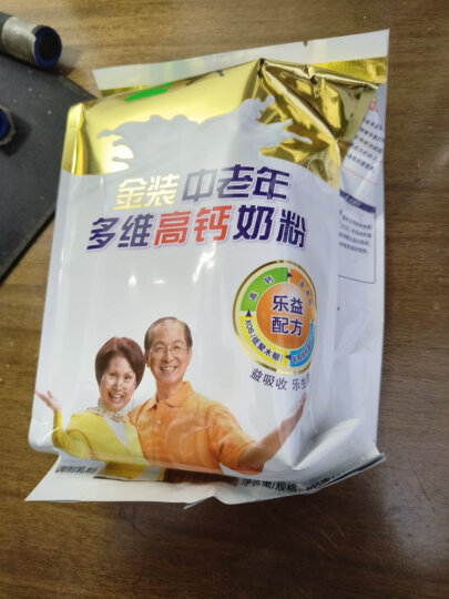 蒙牛（MENGNIU）金装中老年多维高钙奶粉400g/袋 送长辈男女士成人奶粉 晒单图