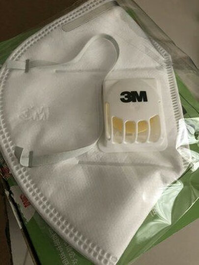 3M 口罩防雾霾防花粉防柳絮 KN90 防pm2.5 防粉尘 有呼气阀 9001V 男女通用 3只/包 晒单图