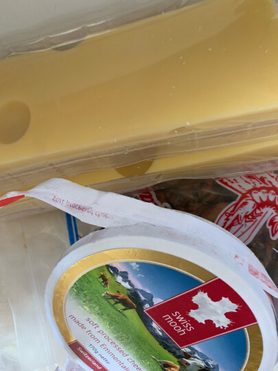 瑞慕（SWISSMOOH） 瑞士进口大孔原制奶酪块芝士烘焙奶酪碎乳酪埃曼塔奶酪200g*2 晒单图