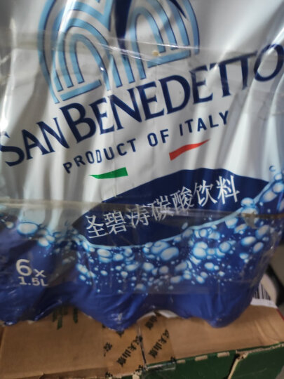 意大利进口 圣碧涛（San Benedetto） 饮用天然水 500ml*6 （新老包装交替） 晒单图