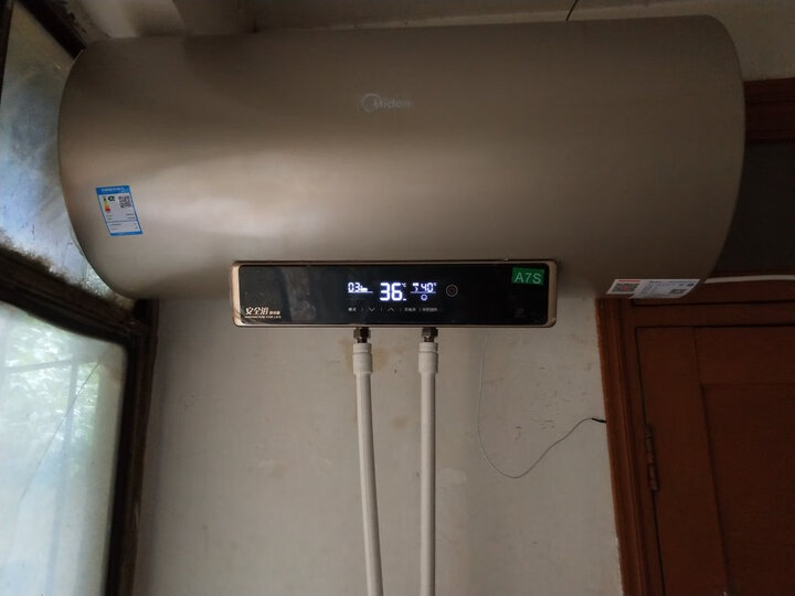 美的(Midea)50升速热增容 LED触控大屏 一级节能 遥控预约 防电墙电热水器 F5030-A6(HEY) 晒单图
