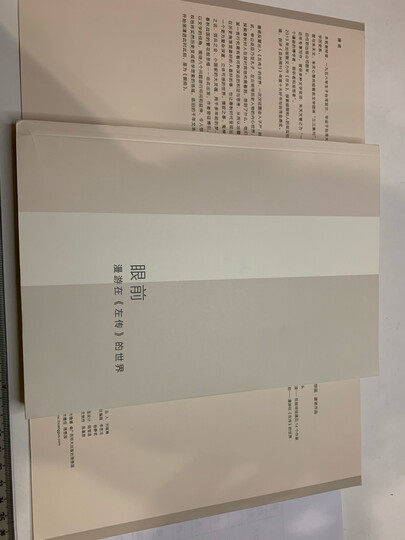 眼前:漫游在 左传 的世界 晒单图