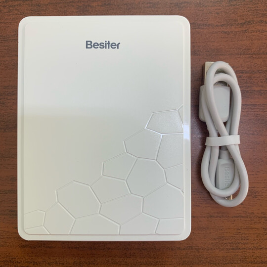 倍斯特(Besiter)16000毫安 移动电源/充电宝 智能大容量便携 双USB输出 适用于苹果/安卓 格兰木0137S 白色 晒单图