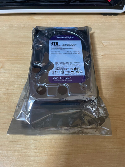 西部数据(WD)紫盘 1TB SATA6Gb/s 64M 监控硬盘(WD10EJRX) 晒单图