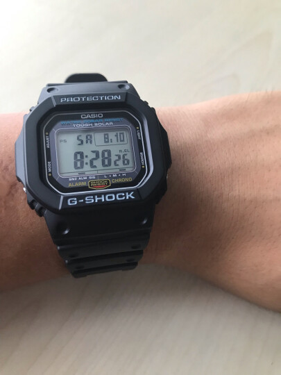 卡西欧（CASIO） 男表G-SHOCK系列小方块男士防水防震运动多功能手表石英表送男友 GM-5600-1D金属壳 晒单图