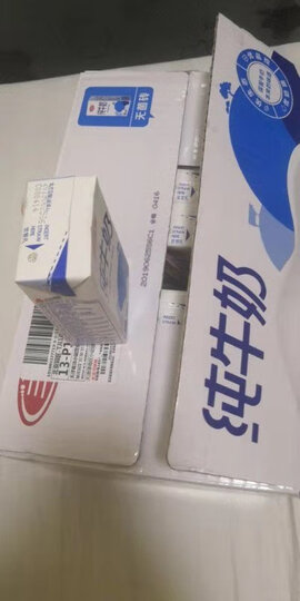 三元 小方白纯牛奶 250ml*24礼盒装(新老包装交替发货) 晒单图