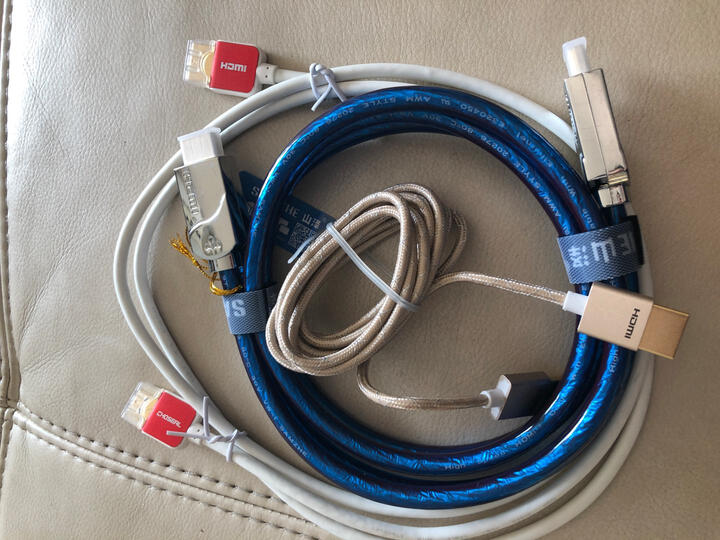 飞利浦(PHILIPS)HDMI2.0 便携 4K高清线 金属头高密度编织细线1.8米 匹配玩客云 SWV7120N/93 晒单图