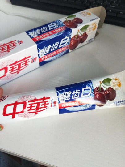 中华(ZHONGHUA)优加健齿白 尚品白茶牙膏200g 王源推荐 晒单图