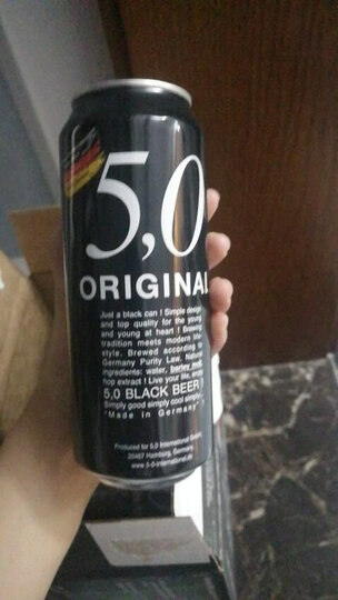 5.0德国进口小麦白啤酒原浆型口感自然浑浊型500ml*12听罐装整箱 晒单图