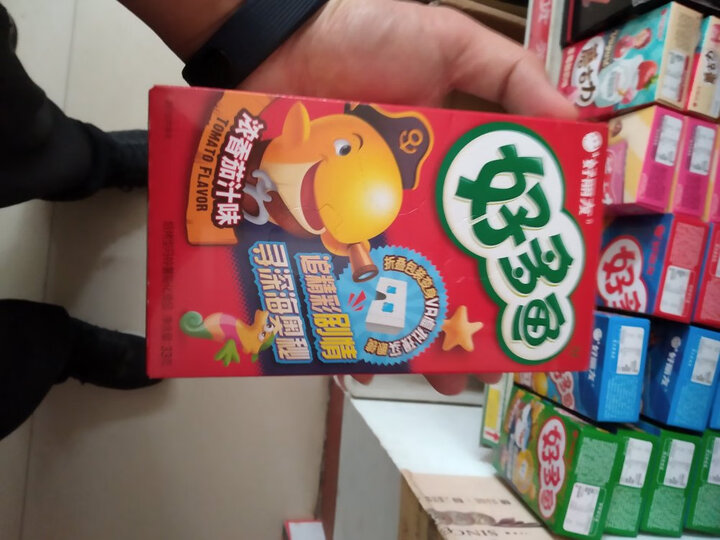 Orion 好丽友 休闲零食 好多鱼脆香烧烤味33g/盒 晒单图