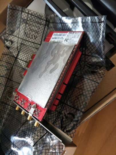 华硕(ASUS)PCE-AC88 双频3100M 台式机NAS wifi接收器 低辐射 无线PCI-E网卡 晒单图