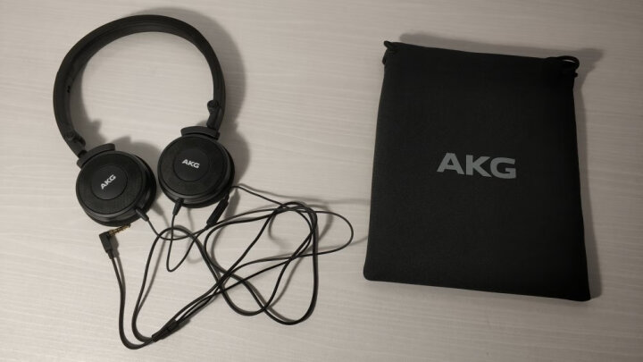 爱科技（AKG）K420LE 耳机头戴式 折叠便携式音乐耳机 通用 重低音手机耳机 浅蓝色 晒单图