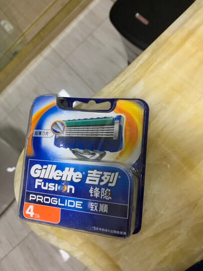 吉列Gillette手动剃须刀刮胡刀刀片吉利非电动锋隐致顺(6刀头)(此商品不含刀架) 晒单图