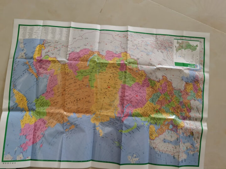 乌克兰地图 中外对照 （防水耐折 详细地名 主要城市 旅游文化信息）世界分国地图·欧洲 晒单图