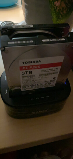 东芝(TOSHIBA)3TB 64MB 7200RPM 台式机机械硬盘 SATA接口 P300系列(HDWD130) 晒单图