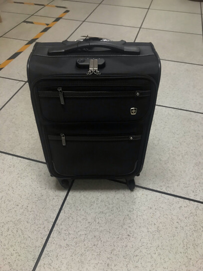 瑞动(SWISSMOBILITY)拉杆箱26英寸商务时尚差旅行李箱 防泼水静音万向轮旅行箱男女 5513黑色 晒单图