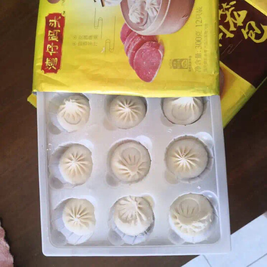 湾仔码头 荠菜鲜肉大包 390g 6只 早餐包子 早茶点心 儿童面点 方便菜 晒单图