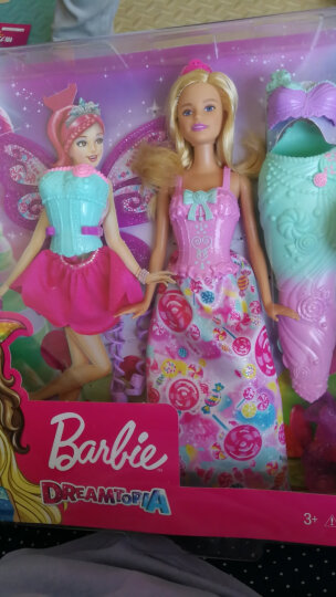 芭比（Barbie） 女孩娃娃玩具 芭比娃娃之童话换装组 DHC39 晒单图