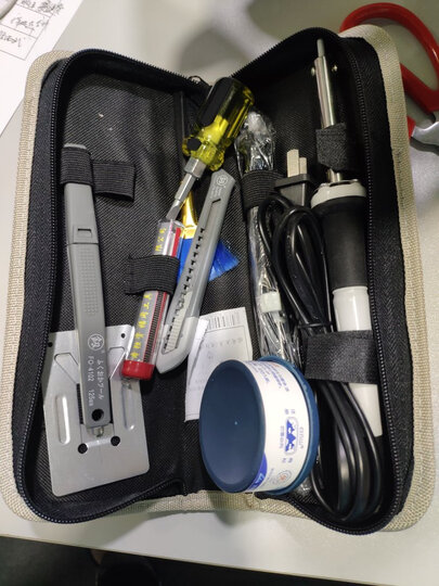 釰福冈电烙铁套装焊接工具30W电洛铁头焊铁电咯铁电热铁焊焊头焊烙铁电络铁电铬铁家用烙铁头电子维修 晒单图
