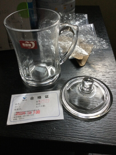 青苹果[2只]玻璃杯耐热水杯防烫家用加厚无铅冲泡花茶杯子办公会议带盖 壹号款 300ml 2只 晒单图