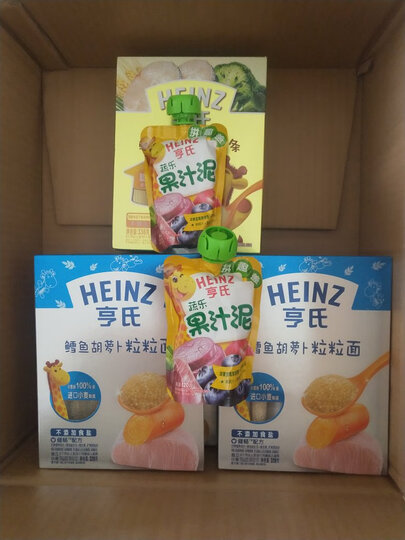 亨氏 (Heinz) 4段 婴幼儿辅食 宝宝零食 苹果蓝莓紫胡萝卜紫薯 乐维滋婴儿果泥120g(1-3岁适用) 晒单图