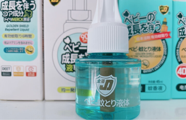 金盾蚊香液电蚊香驱蚊液45ml*2瓶+1驱蚊器防蚊水 日本进口原液升级款 晒单图