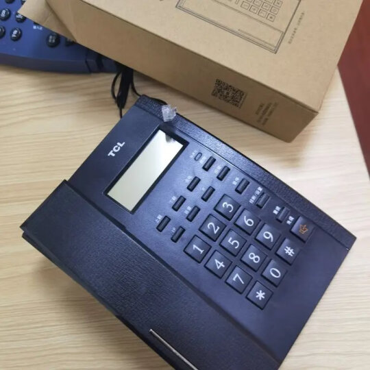 TCL 电话机座机 固定电话 办公家用 双接口 来电显示 时尚简约 HCD868(79)TSD经典版(枣红色) 晒单图