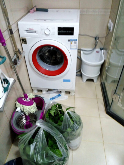 博世（BOSCH） 8公斤 变频 滚筒洗衣机 15分钟快洗 低噪音 除菌液程序（白色）WAP242C08W 晒单图