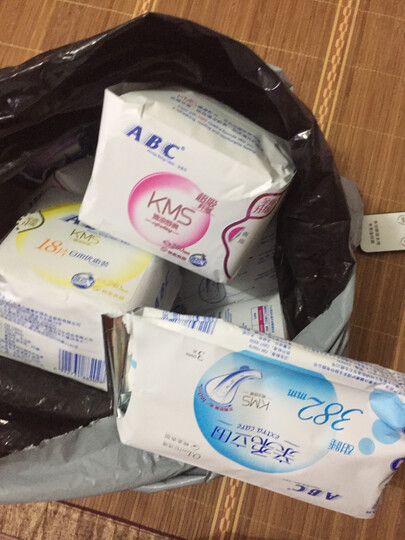 ABC KMS棉柔系列卫生巾 0.1cm轻透薄日用240mm*18片 晒单图