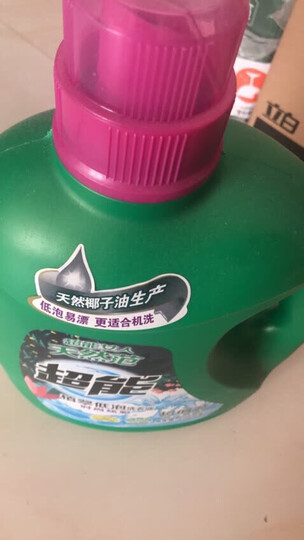 超能 植翠低泡洗衣液(时尚炫彩)3.38kg(新老包装随机发货) 晒单图
