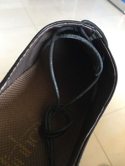 金猴（JINHOU）商务正装鞋07三接头皮鞋系带牛皮男鞋WX603 黑色 40码 晒单图
