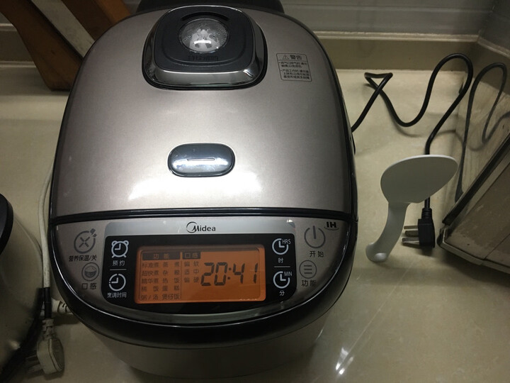 美的(Midea)电饭煲电饭锅5L大容量钛金釜内胆IH电磁加热米饭口感可选多功能电饭煲MB-WFZ5099IH 晒单图