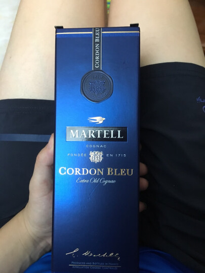 马爹利（Martell）  蓝带XO级 干邑白兰地 洋酒  350ml 晒单图
